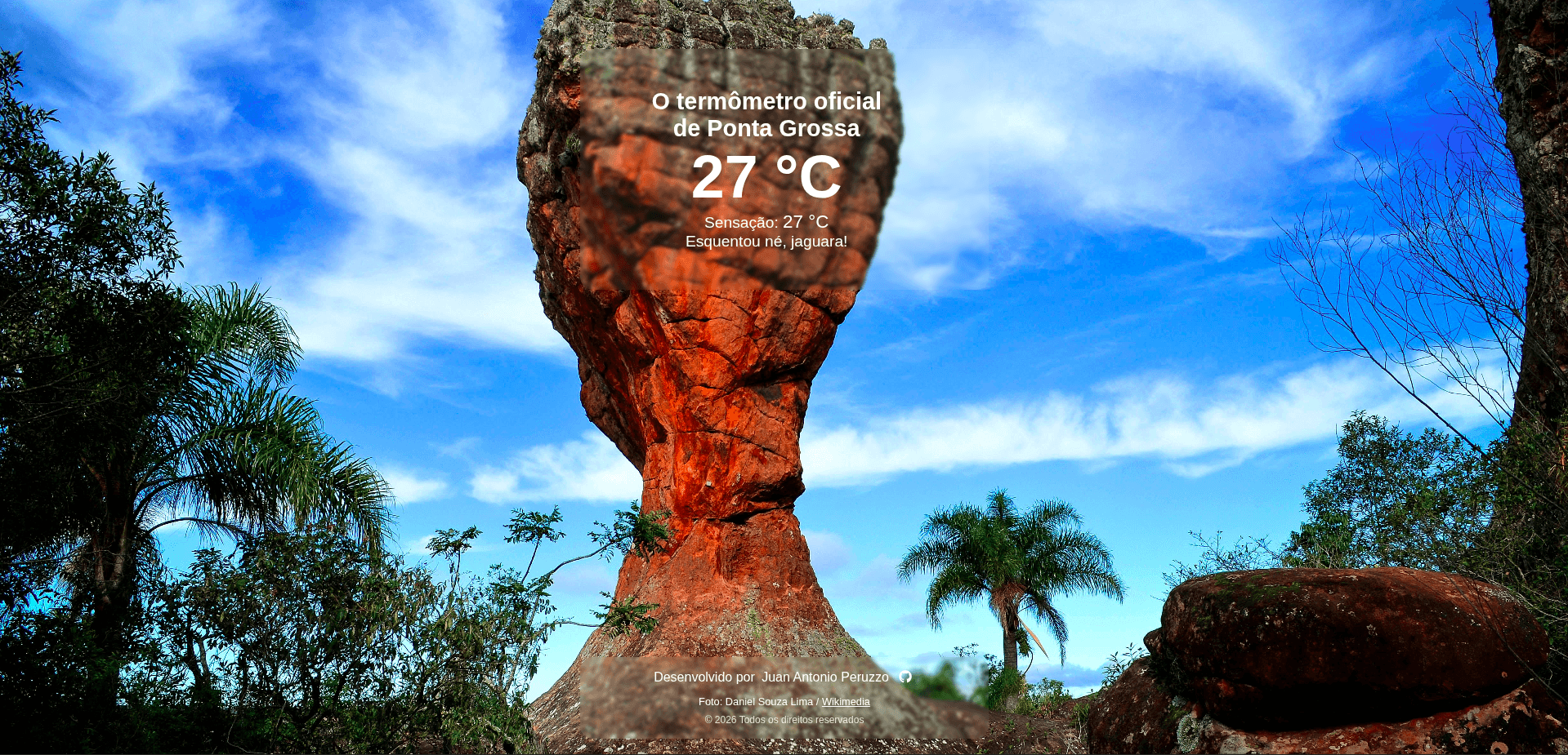 Thermometer of Ponta Grossa